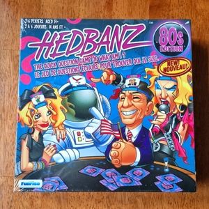 Hedbanz 80's Edition 2006 Family Group Board Game Canadian Bilingual Edition